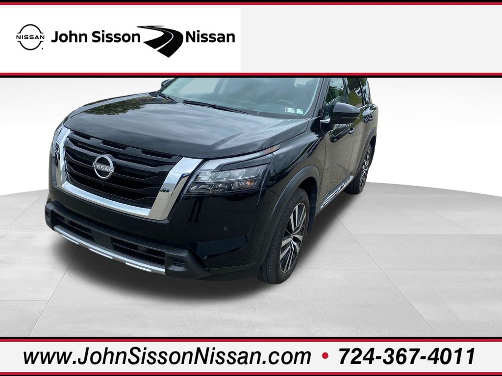2025 Nissan Pathfinder Platinum Black at John Sisson Motors