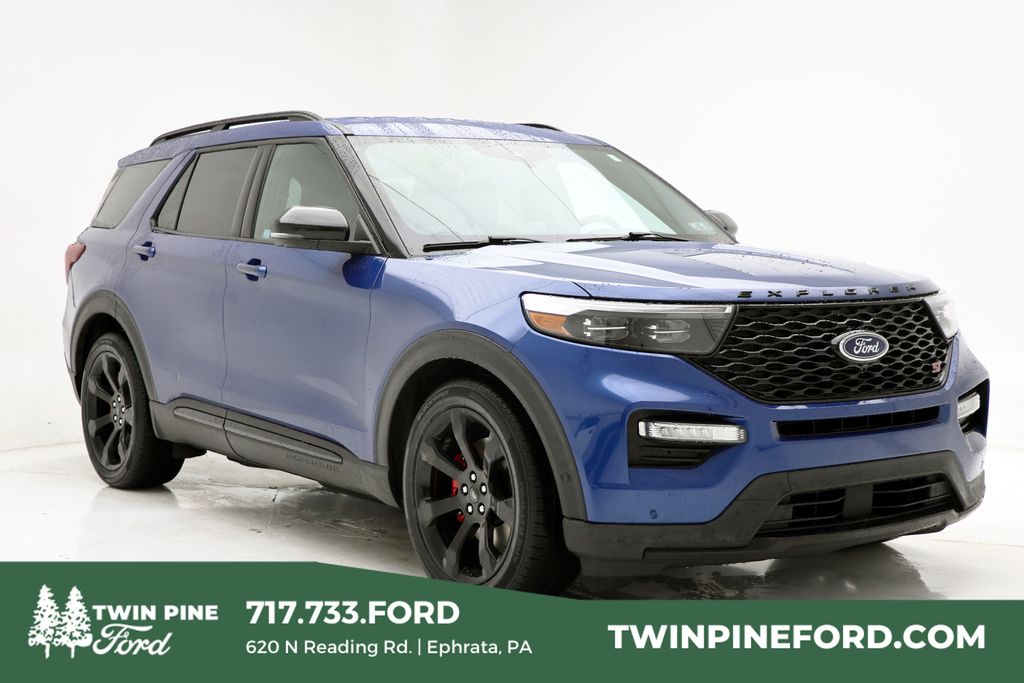 Atlas Blue Metallic 2022 Ford Explorer ST AWD SUV / Crossover All-Wheel Drive Automatic
