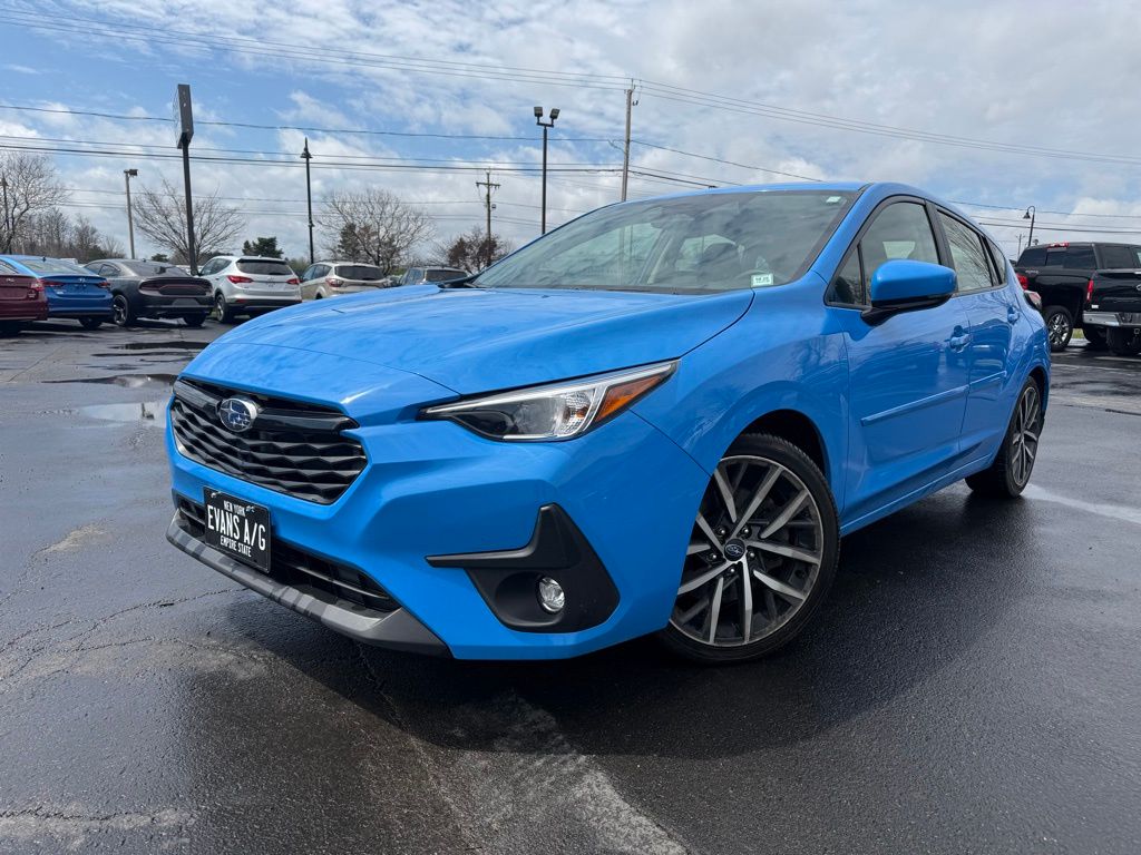 Oasis Blue Pearl 2024 Subaru Impreza Sport AWD Wagon All-Wheel Drive Continuously Variable Transmission