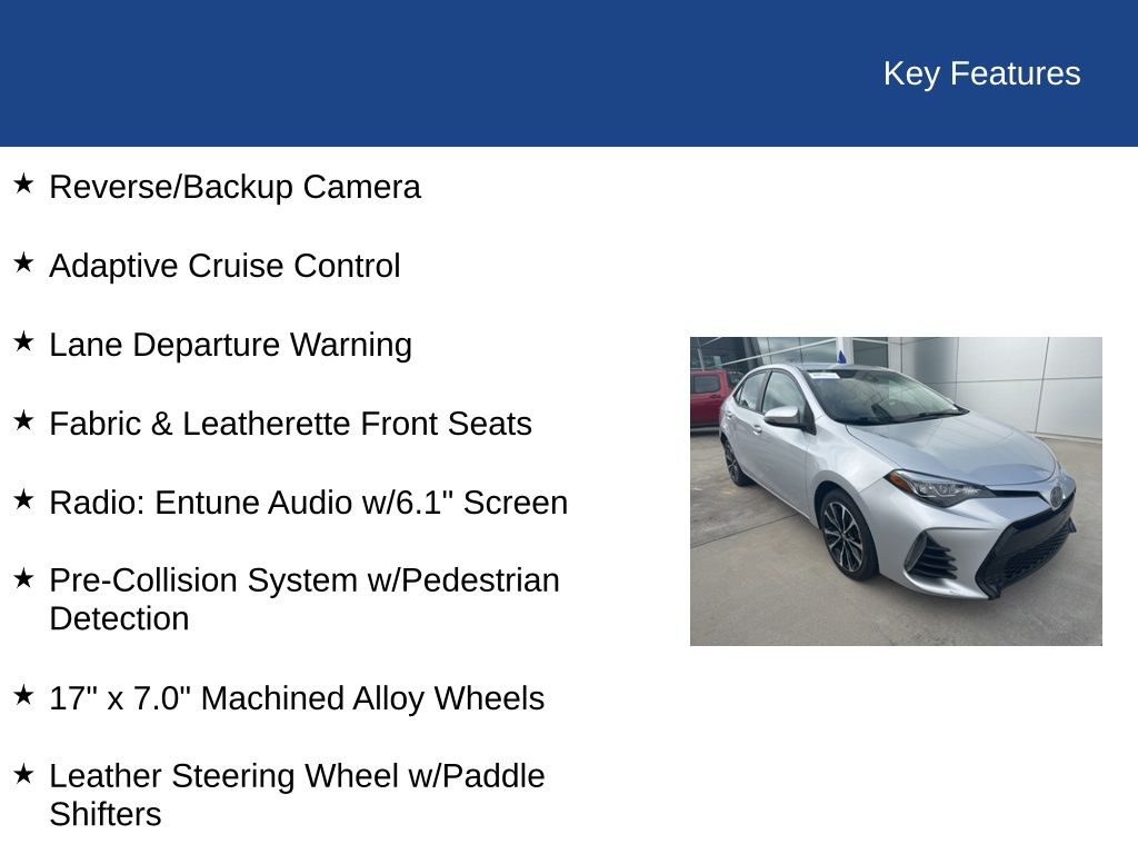 2019 Toyota Corolla SE