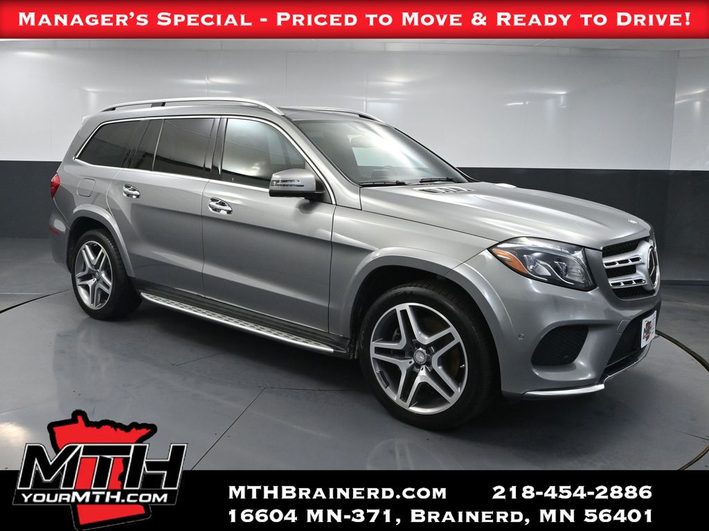 Iridium Silver Metallic 2017 Mercedes-Benz GLS SUV / Crossover All-Wheel Drive 9-Speed Automatic