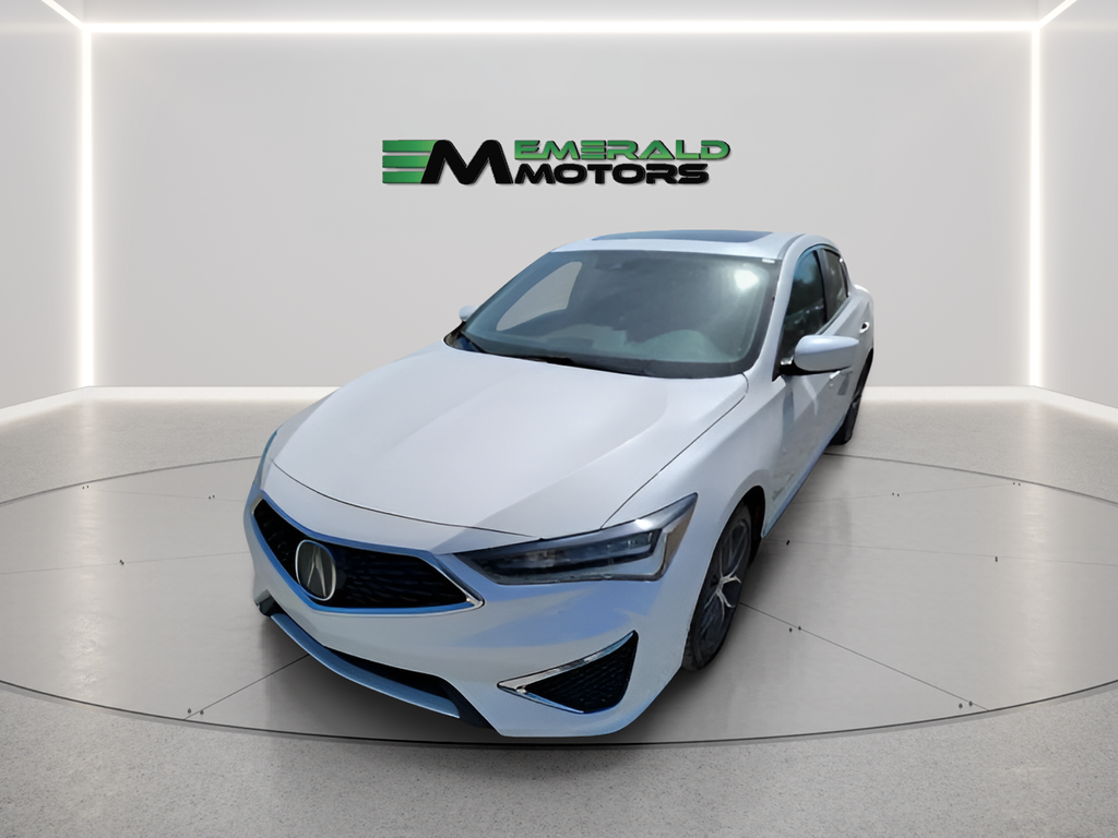 White 2019 Acura ILX Sedan Front-Wheel Drive 8-Speed Dual Clutch