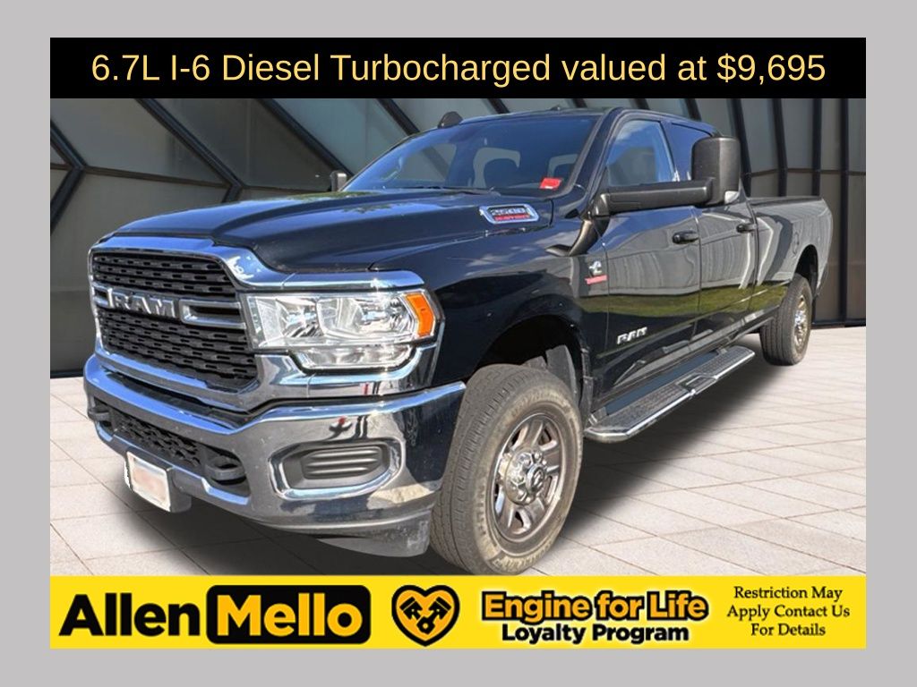 Diamond Black Crystal Pearlcoat 2022 RAM 2500 Pickup Truck Four-Wheel Drive 6-Speed Automatic