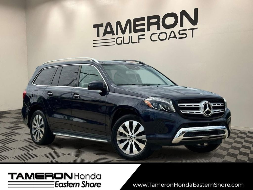 Lunar Blue Metallic 2019 Mercedes-Benz GLS 450 4MATIC SUV / Crossover All-Wheel Drive 9-Speed Automatic