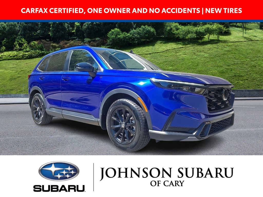 Blue 2024 Honda CR-V Hybrid Sport-L FWD SUV / Crossover Front-Wheel Drive Continuously Variable Transmission