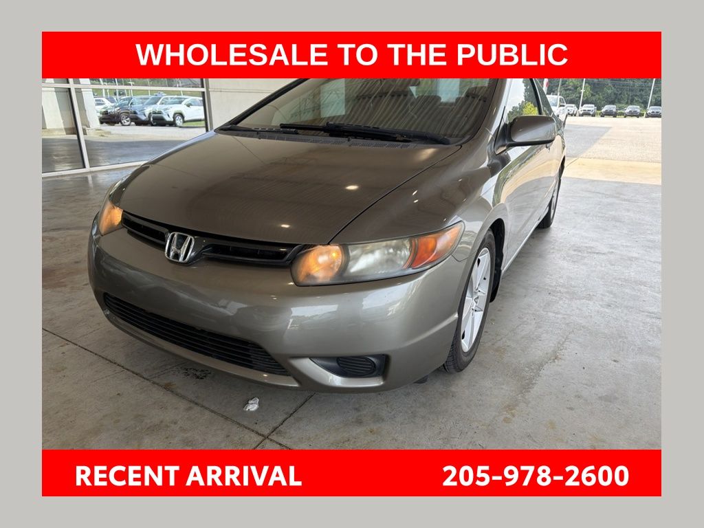Galaxy Gray Metallic 2006 Honda Civic Coupe Coupe Front-Wheel Drive 5-Speed Automatic