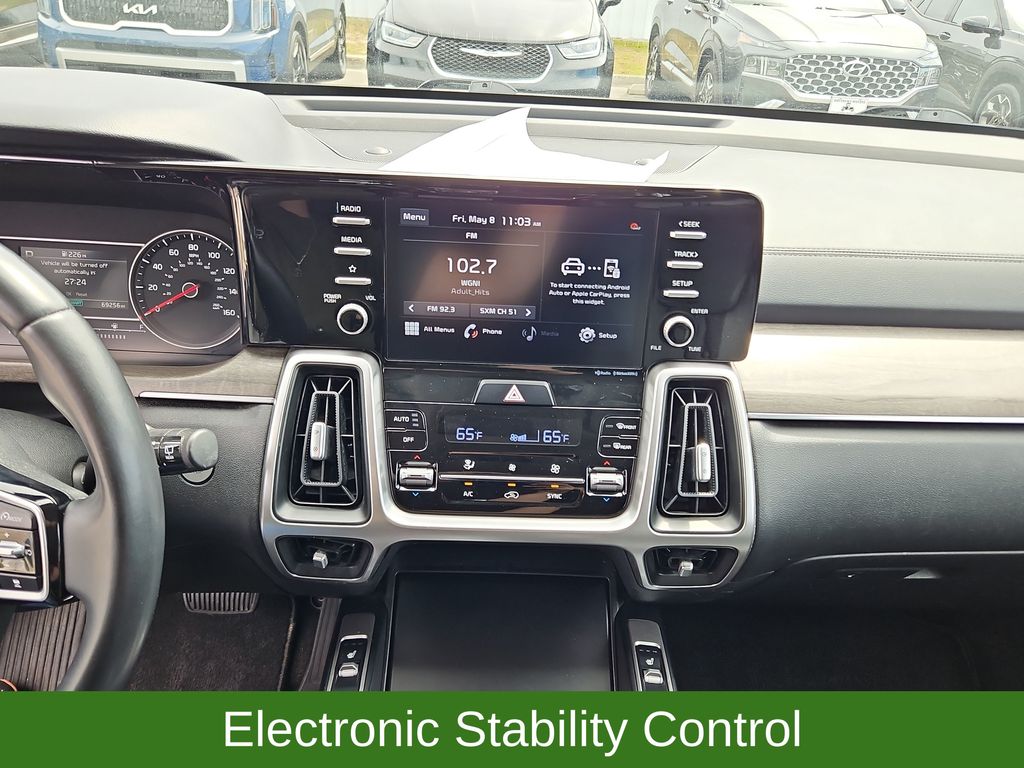 2021 Kia Sorento EX AWD w/ 3rd Row Silver at Stokes Mazda