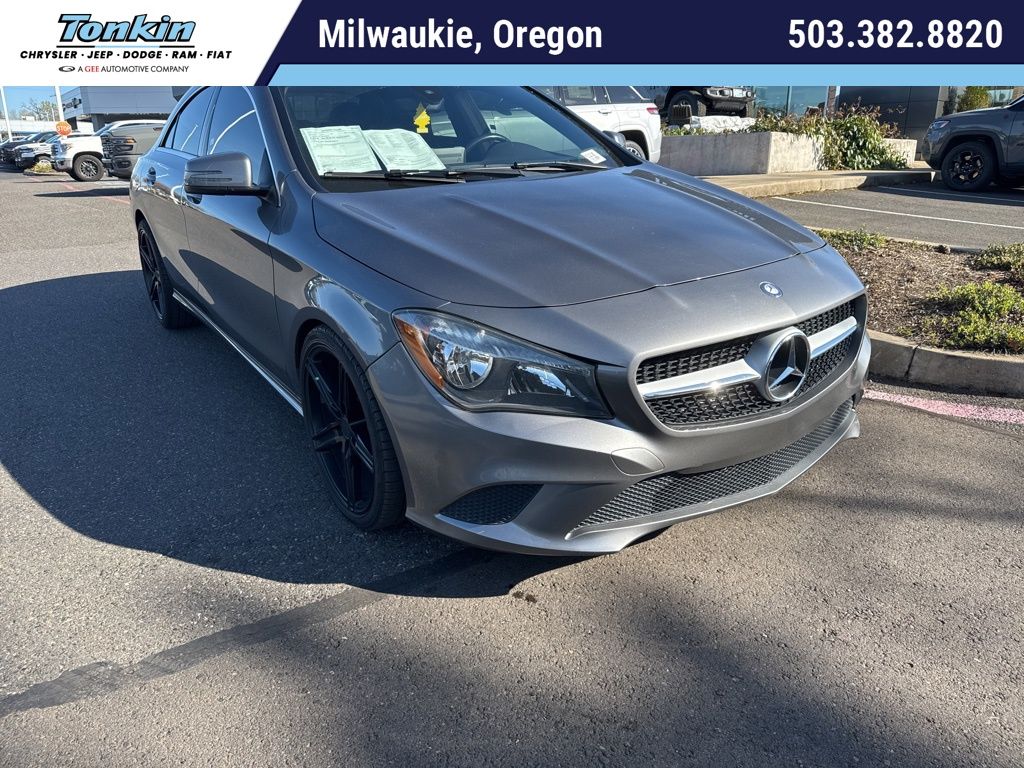 Polar Silver Metallic 2016 Mercedes-Benz CLA 250 Sedan Front-Wheel Drive 7-Speed Automatic