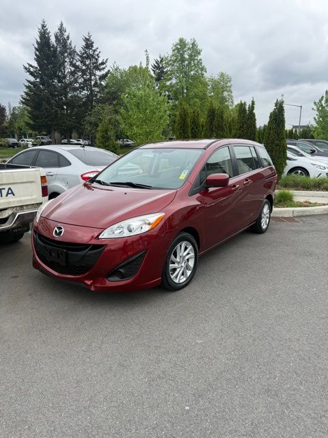 Copper Red 2012 Mazda MAZDA5 Sport Minivan Front-Wheel Drive 5-Speed Automatic Overdrive