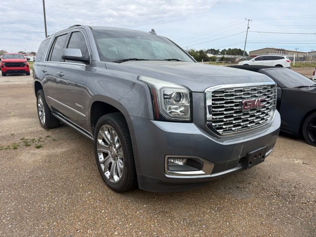 Gray (Satin Steel Metallic) 2018 GMC Yukon Denali 4WD SUV / Crossover Four-Wheel Drive