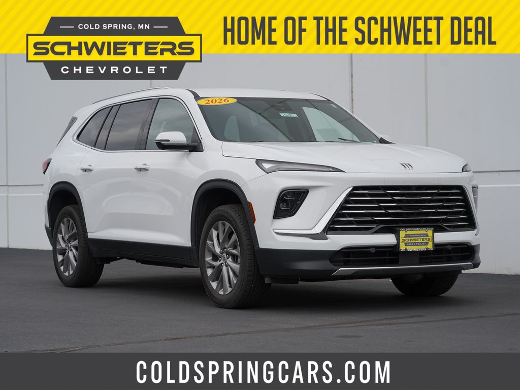 Summit White 2026 Buick Enclave SUV / Crossover Four-Wheel Drive 8-Speed Automatic