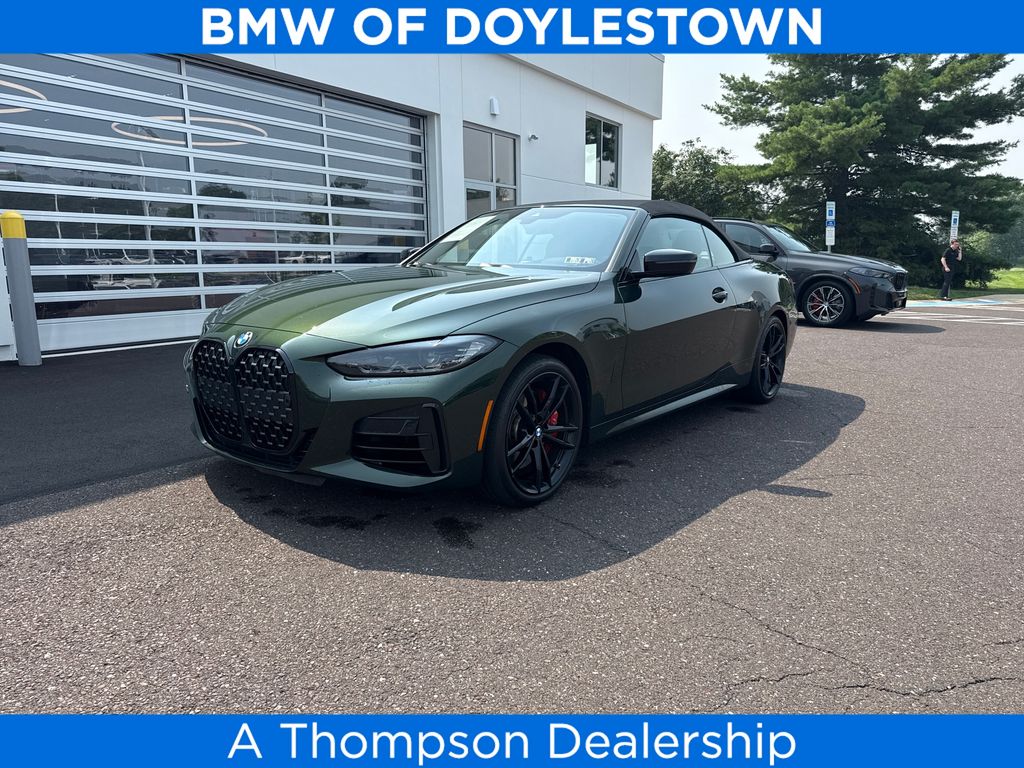 Green Metallic 2022 BMW 4 Series Convertible All-Wheel Drive 8-Speed Automatic