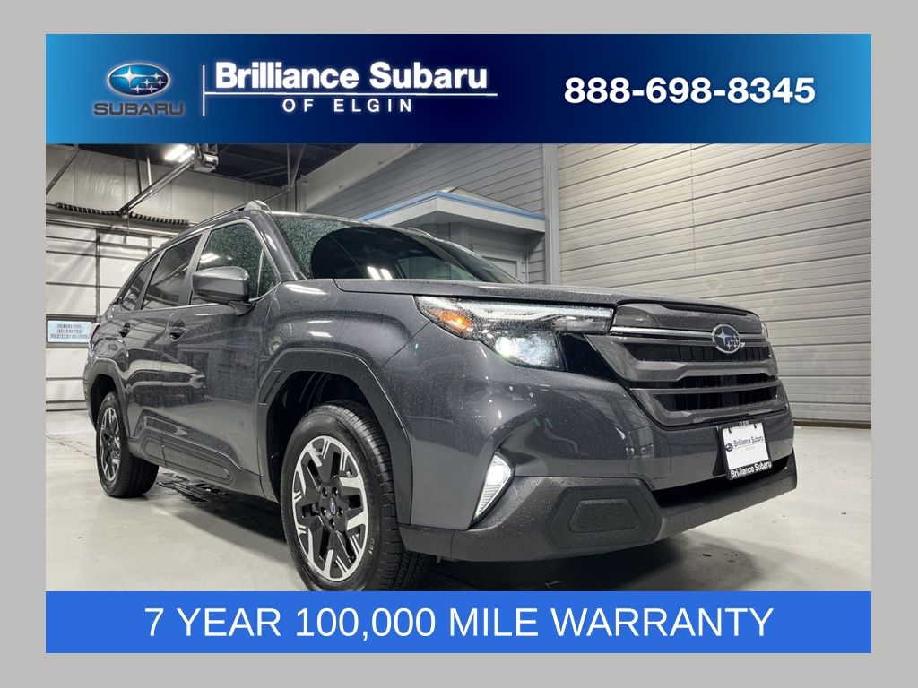Gray Metallic 2026 Subaru Forester SUV / Crossover All-Wheel Drive Continuously Variable Transmission