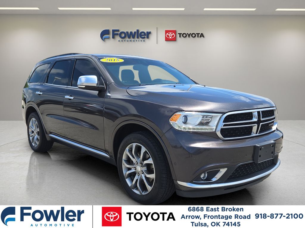 Granite Metallic Clearcoat 2018 Dodge Durango SUV / Crossover All-Wheel Drive 8-Speed Automatic