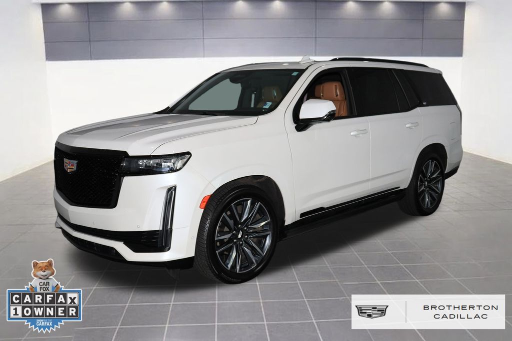 Crystal White Tricoat 2021 Cadillac Escalade SUV / Crossover Four-Wheel Drive