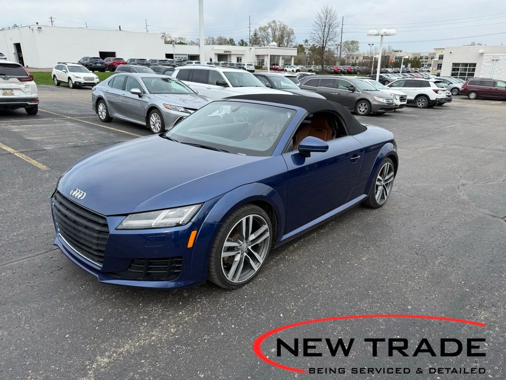 Blue Metallic 2017 Audi TT 2.0T quattro Roadster AWD Convertible All-Wheel Drive 6-Speed Automatic