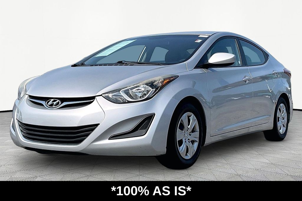 Silver 2016 Hyundai Elantra Sedan Front-Wheel Drive 6-Speed Automatic