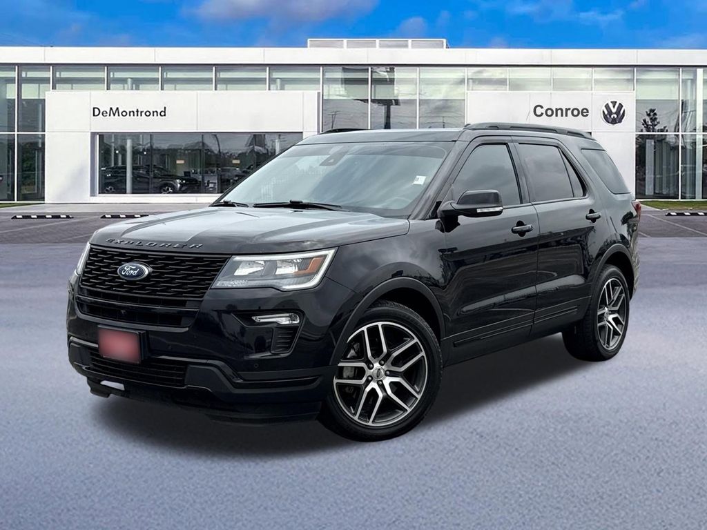 2019 Ford Explorer Sport Black at Baytown Hyundai