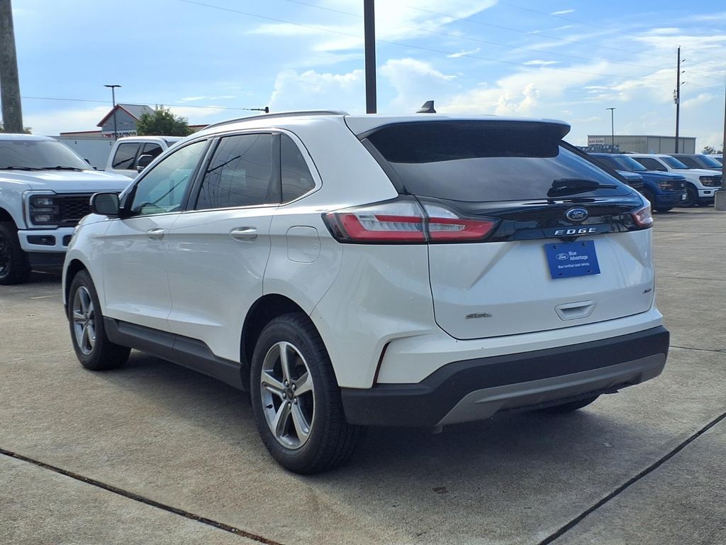 2024 Ford Edge SEL White at North Houston Mitsubishi
