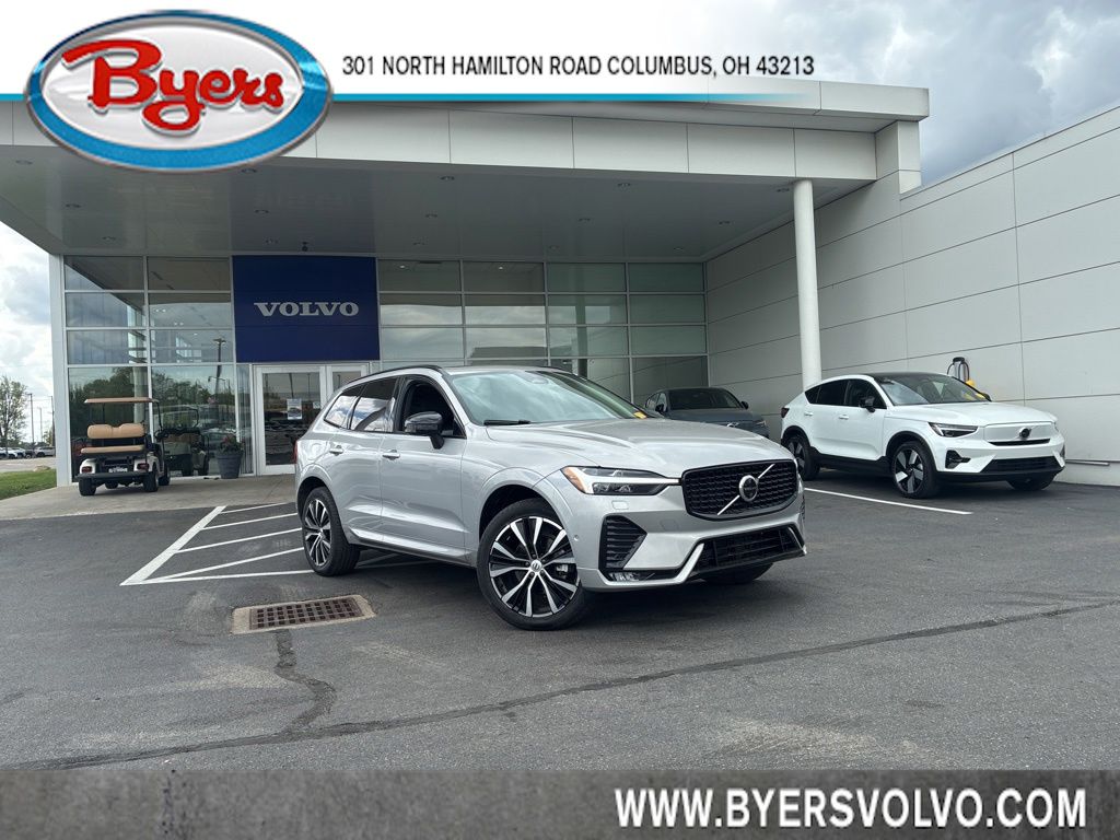 Silver Dawn Metallic 2025 Volvo XC60 B5 Plus Dark Theme AWD SUV / Crossover All-Wheel Drive Automatic