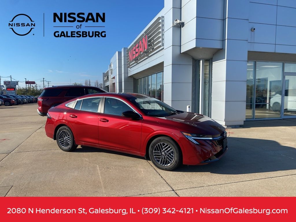 Red (Scarlet Ember Tintcoat) 2026 Nissan Sentra Sedan Front-Wheel Drive Continuously Variable Transmission