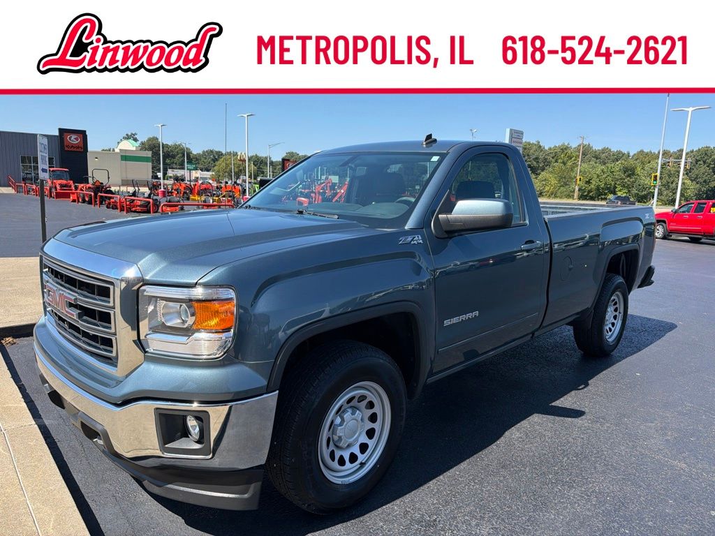 Stealth Gray Metallic 2014 GMC Sierra 1500 Pickup Truck Four-Wheel Drive 6-Speed Automatic Overdrive