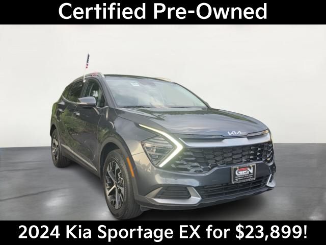Gravity Gray 2024 Kia Sportage SUV / Crossover All-Wheel Drive 8-Speed Automatic