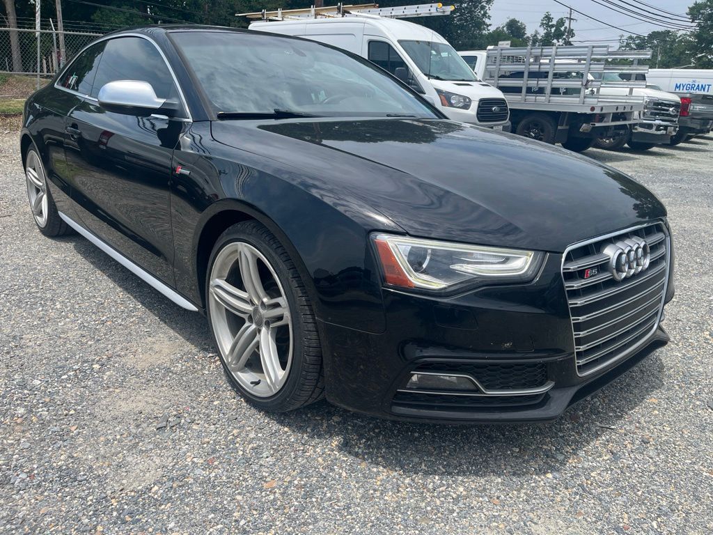 Phantom Black Pearl Effect/Brown Roof 2014 Audi S5 Coupe All-Wheel Drive 7-Speed Automatic