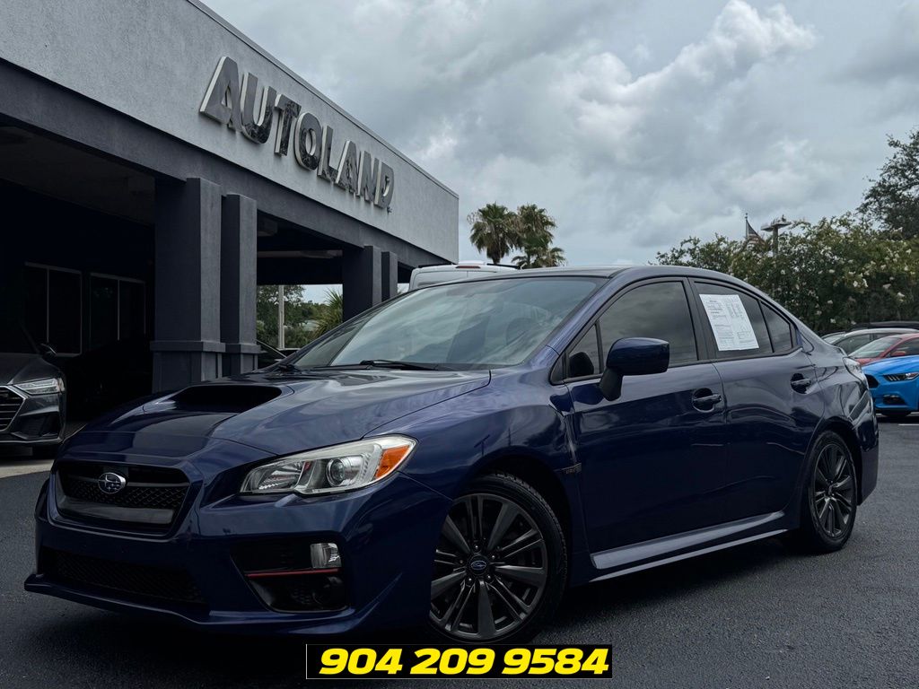 Lapis Blue Pearl 2017 Subaru WRX Sedan Sedan All-Wheel Drive 6-Speed Manual