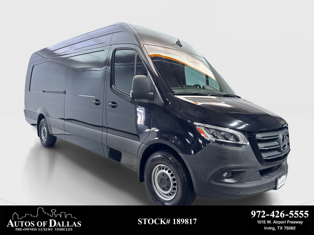 Black 2024 Mercedes-Benz Sprinter Cargo Van Rear-Wheel Drive 9-Speed Automatic