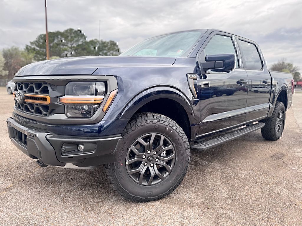 Blue Metallic 2025 Ford F-150 Pickup Truck Four-Wheel Drive Automatic