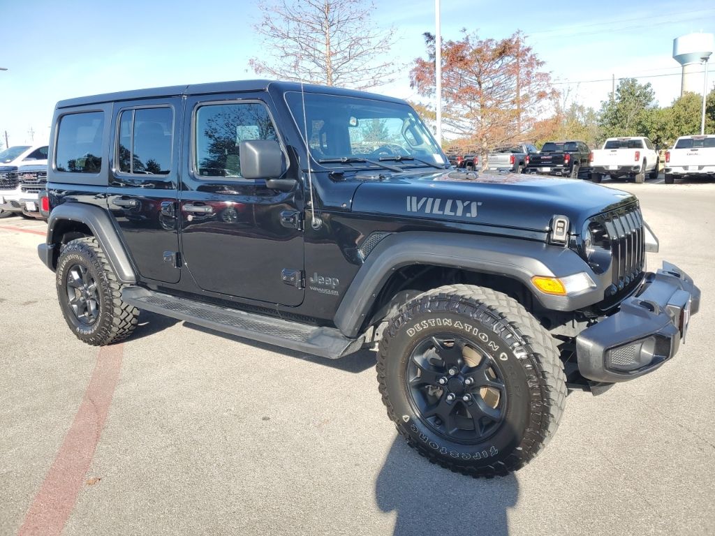 Used Car 2022 Jeep Wrangler  Unlimited Willys For Sale Under $30,000 In Austin, Texas