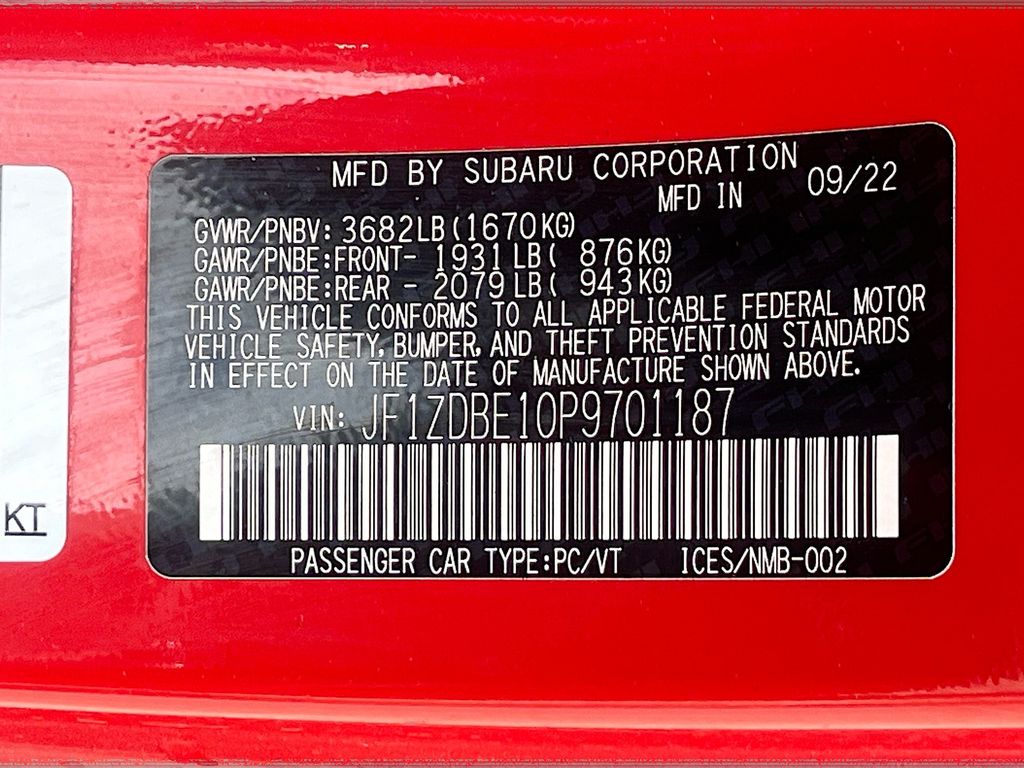 Used 2023 Red Subaru Limited image 30