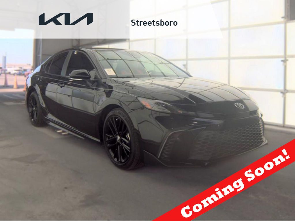 Midnight Black Metallic 2025 Toyota Camry Sedan Front-Wheel Drive Continuously Variable Transmission