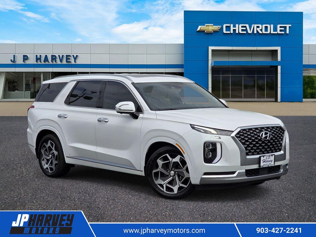 Hyper White 2022 Hyundai Palisade Calligraphy AWD SUV / Crossover All-Wheel Drive 8-Speed Automatic