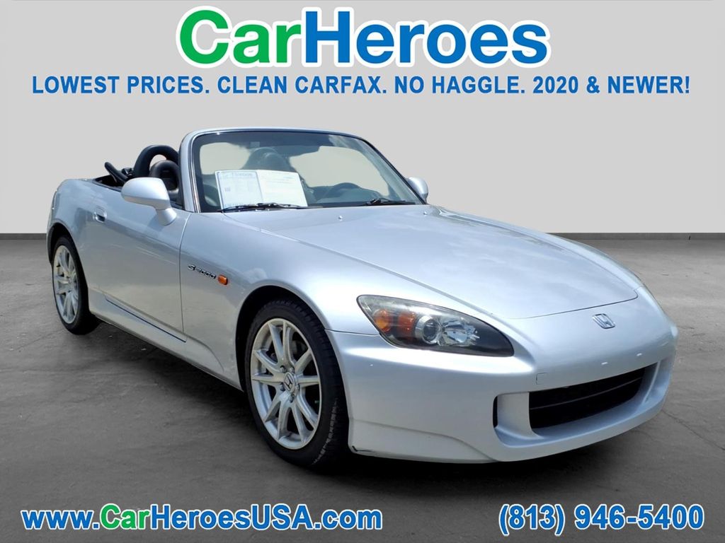 Sebring Silver Metallic 2004 Honda S2000 Convertible Rear-Wheel Drive 6-Speed Manual Overdrive