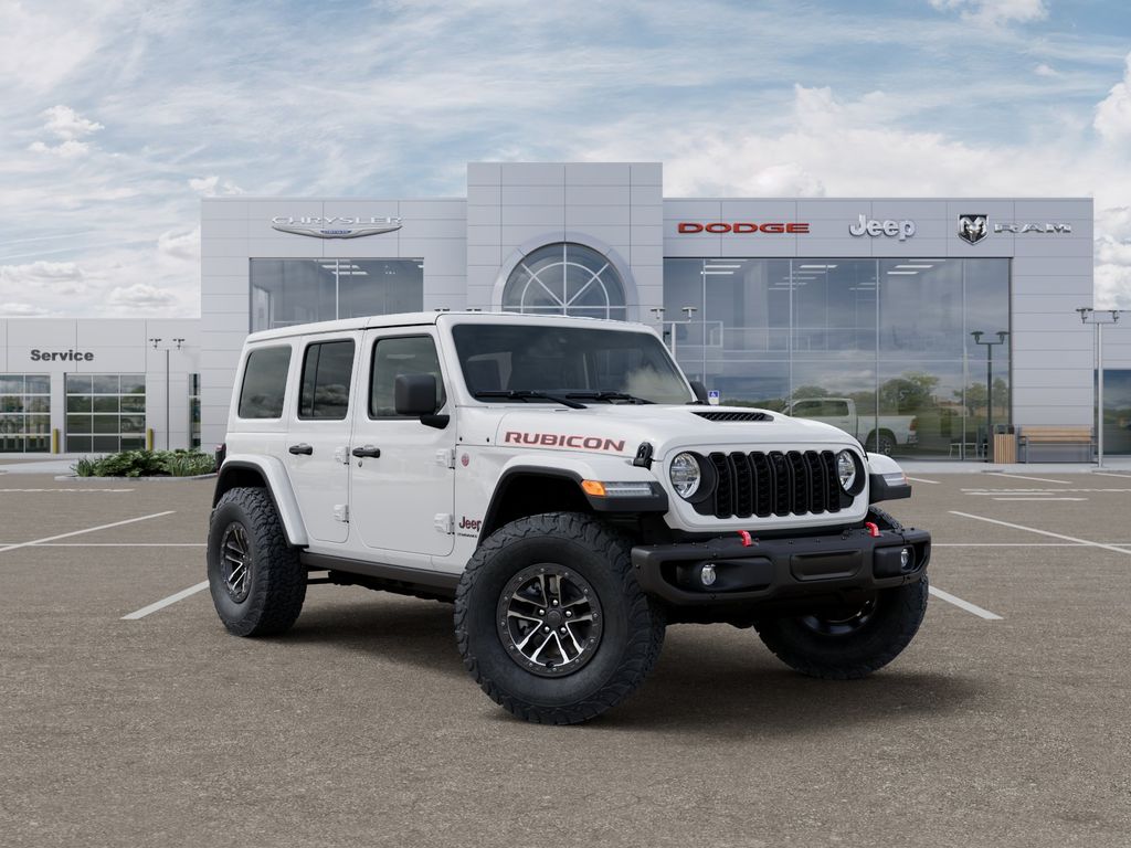 New 2026 Bright White Clearcoat Jeep Rubicon X image 5