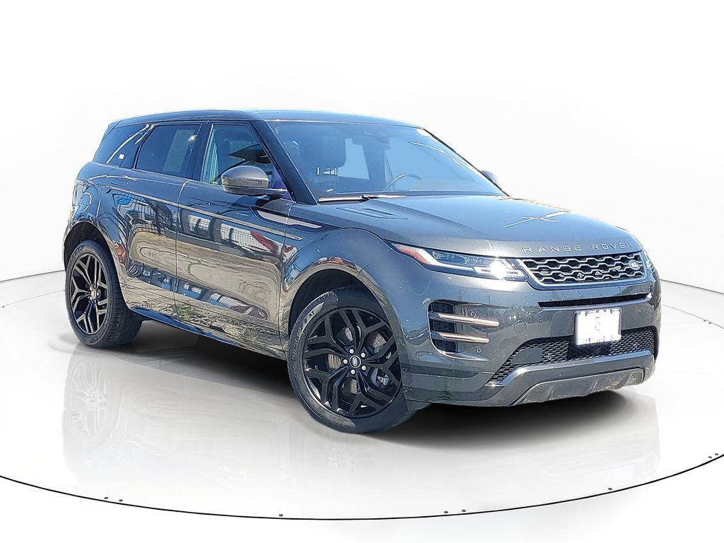 Gray 2020 Land Rover Range Rover Evoque SUV / Crossover All-Wheel Drive 9-Speed Automatic