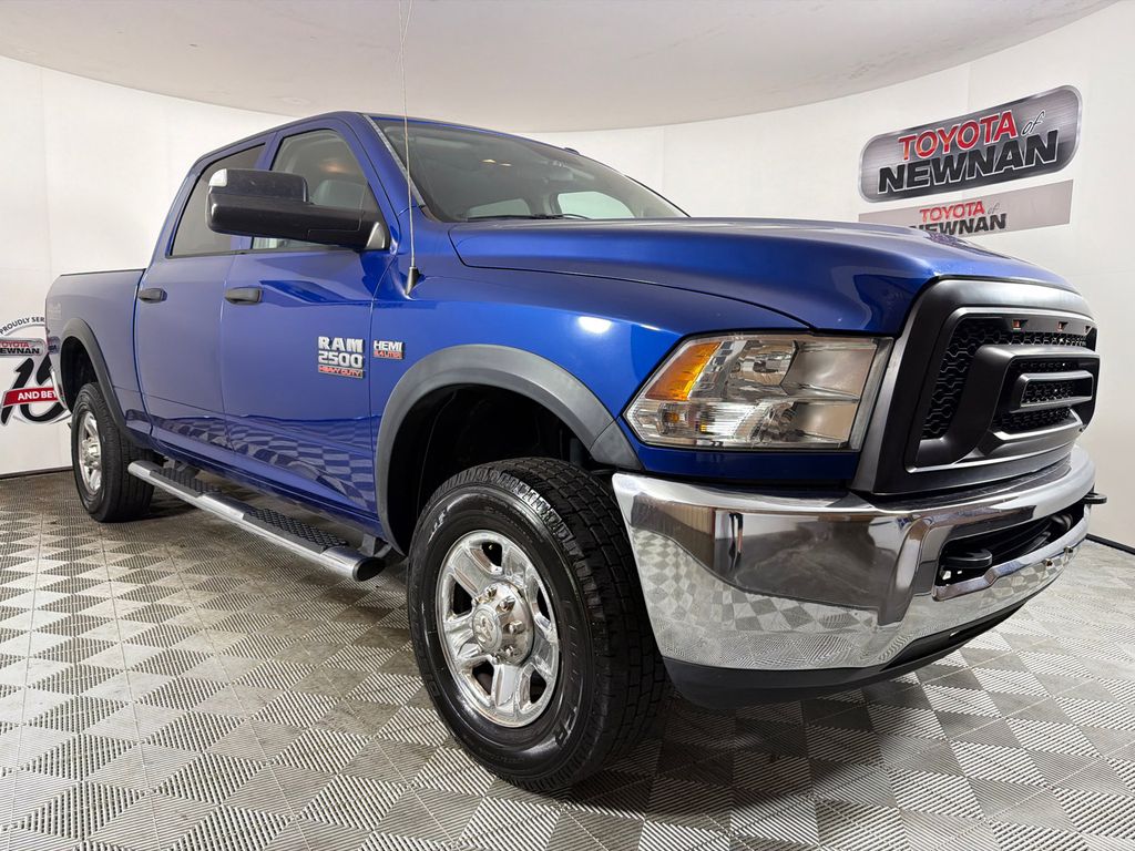 Blue Streak Pearlcoat 2017 RAM 2500 Tradesman Crew Cab 4WD Pickup Truck Four-Wheel Drive 6-Speed Automatic