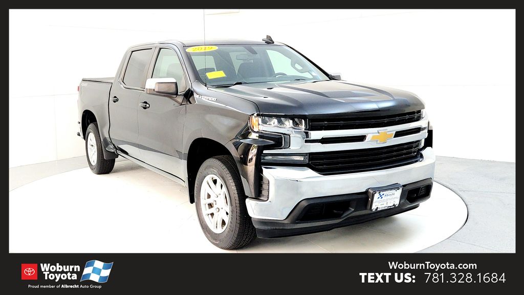 Black 2019 Chevrolet Silverado 1500 Pickup Truck Four-Wheel Drive 8-Speed Automatic