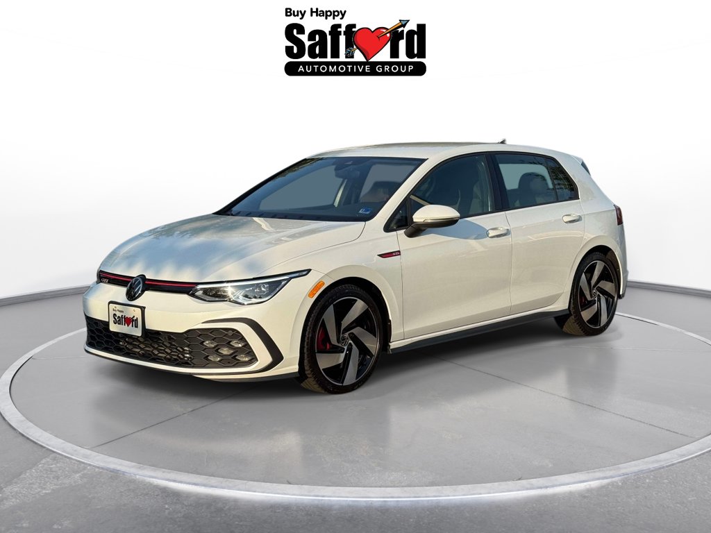 White 2024 Volkswagen Golf GTI Hatchback Front-Wheel Drive 7-Speed Dual Clutch