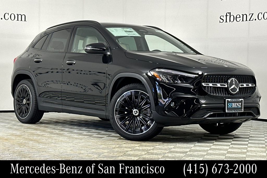 Night Black 2026 Mercedes-Benz GLA SUV / Crossover Front-Wheel Drive 8-Speed Dual Clutch
