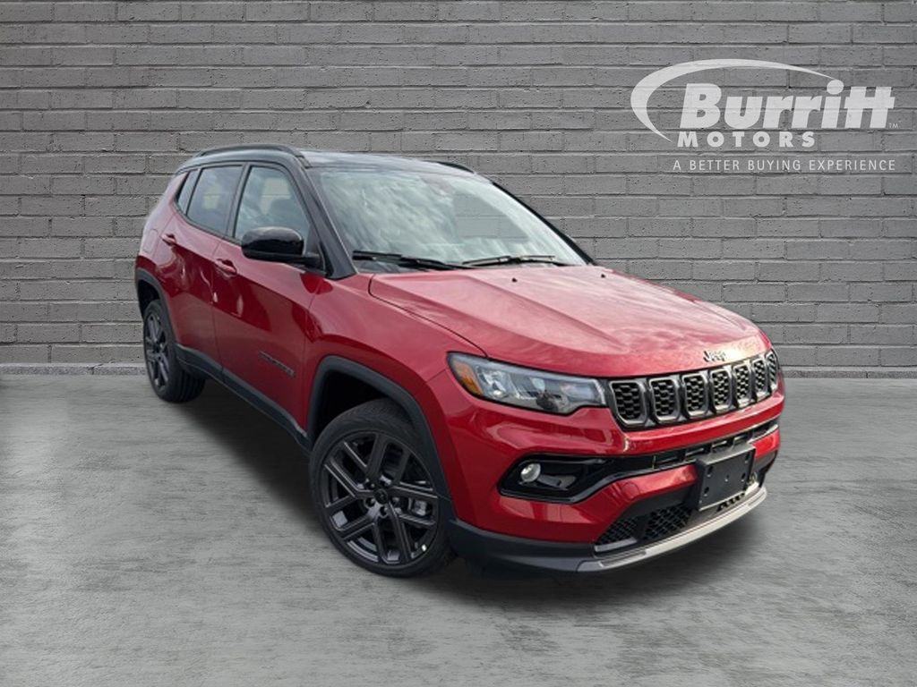 Red Hot Pearlcoat 2026 Jeep Compass SUV / Crossover Four-Wheel Drive 8-Speed Automatic