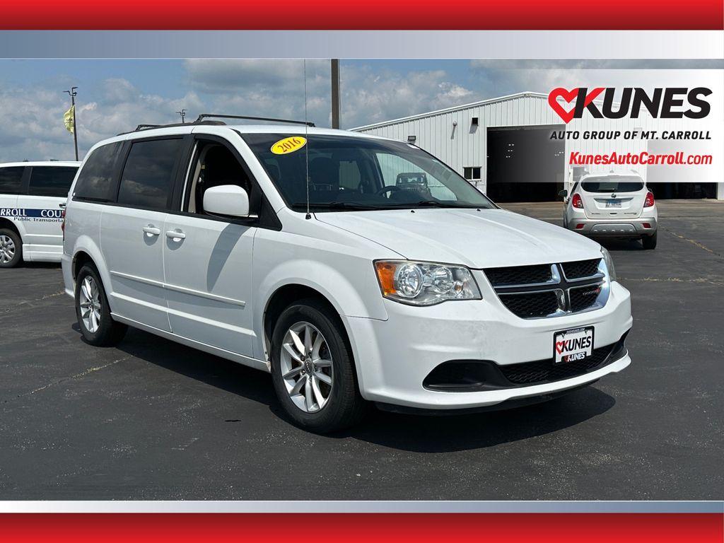 Bright White Clearcoat 2016 Dodge Grand Caravan Minivan Front-Wheel Drive 6-Speed Automatic