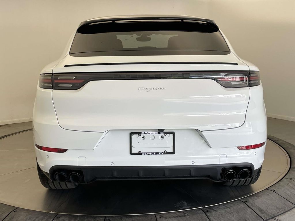 2022 Porsche Cayenne Coupe Platinum Edition White at Audi Porsche Sewickley