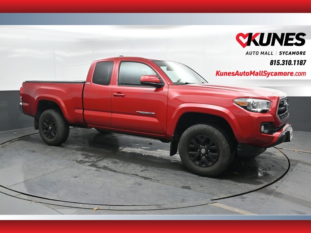 Barcelona Red Metallic 2016 Toyota Tacoma Access Cab V6 SR5 4WD Pickup Truck Four-Wheel Drive 6-Speed Automatic