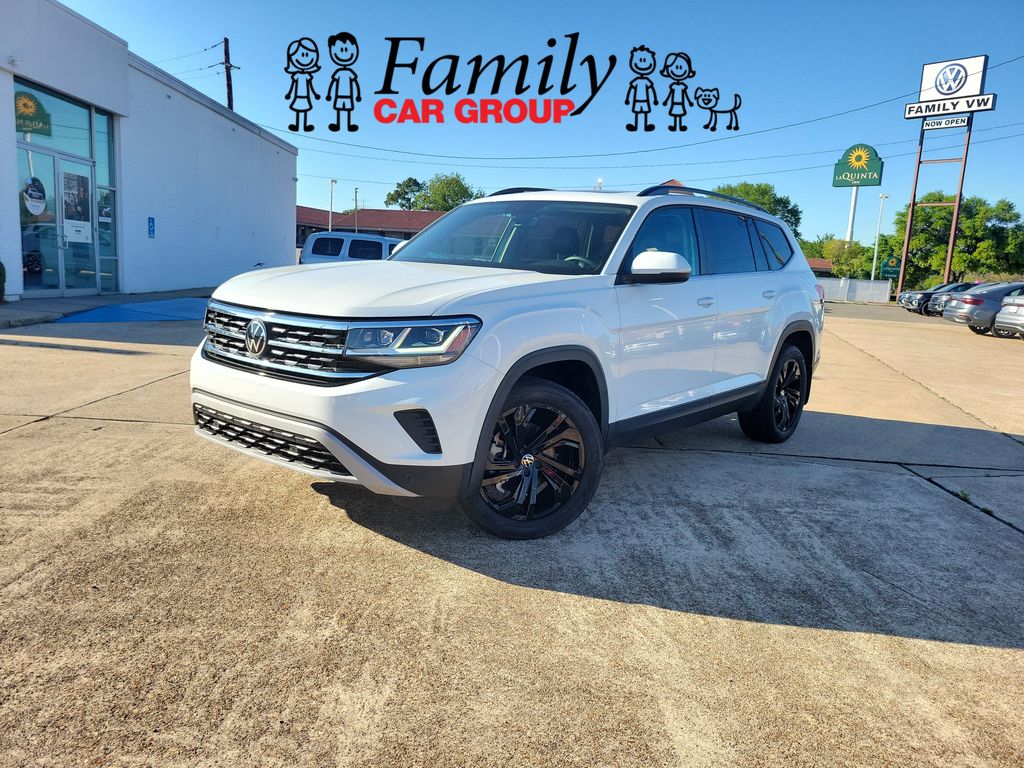 Pure White 2023 Volkswagen Atlas 8-Speed Automatic