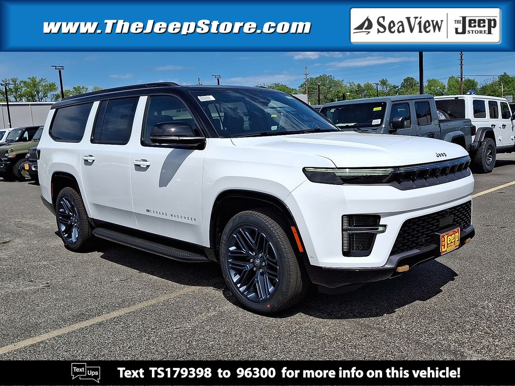 Bright White Clearcoat 2026 Jeep Grand Wagoneer L Four-Wheel Drive 8-Speed Automatic