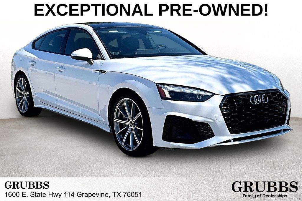 Arkona White 2025 Audi A5 Sportback Sedan All-Wheel Drive 7-Speed Automatic