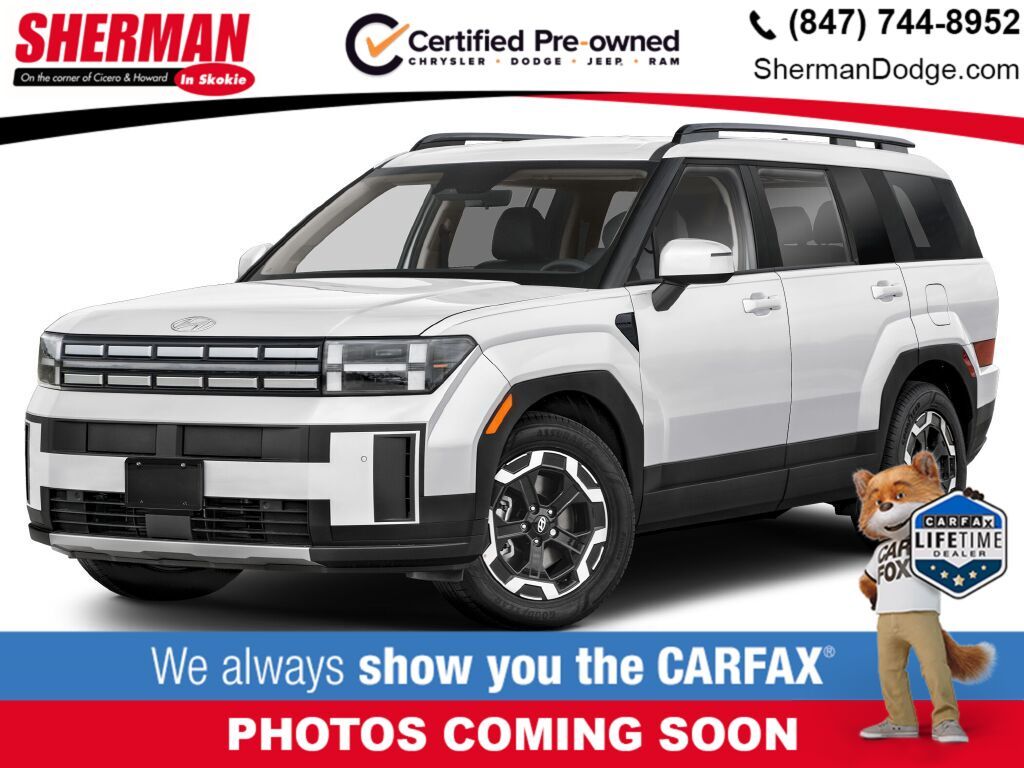 Serenity White 2025 Hyundai Santa Fe SUV / Crossover All-Wheel Drive Automatic